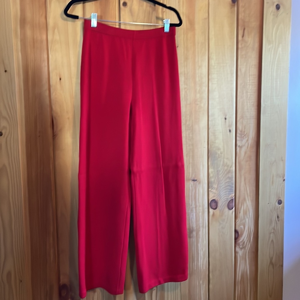 St John by Marie Gray vintage knit red pants
